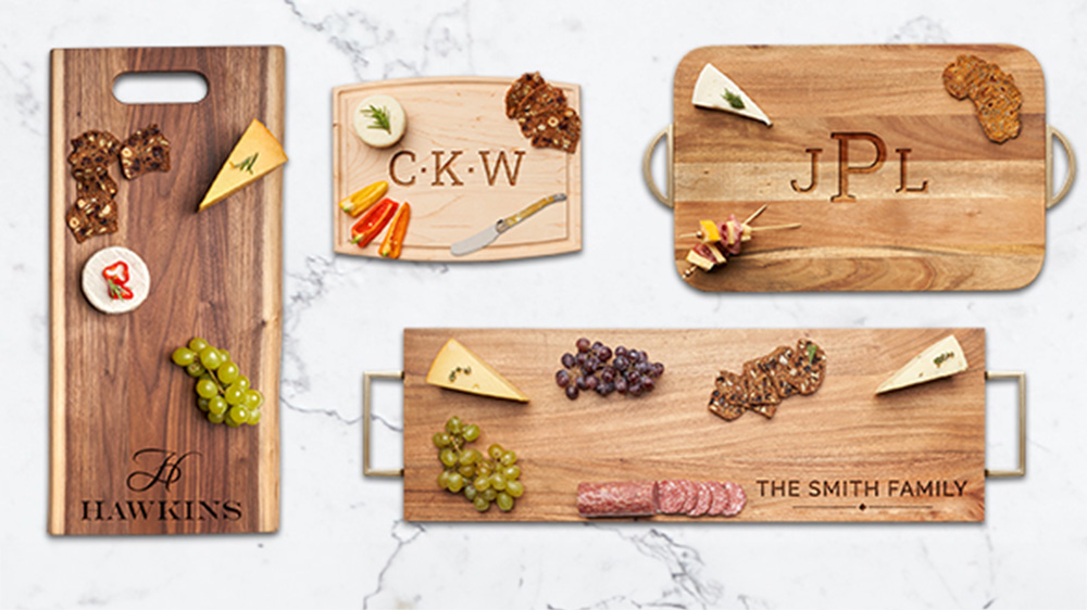 Personalized Cutting + Cheeseboards