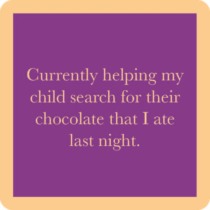 Search For Chocolate Coaster
