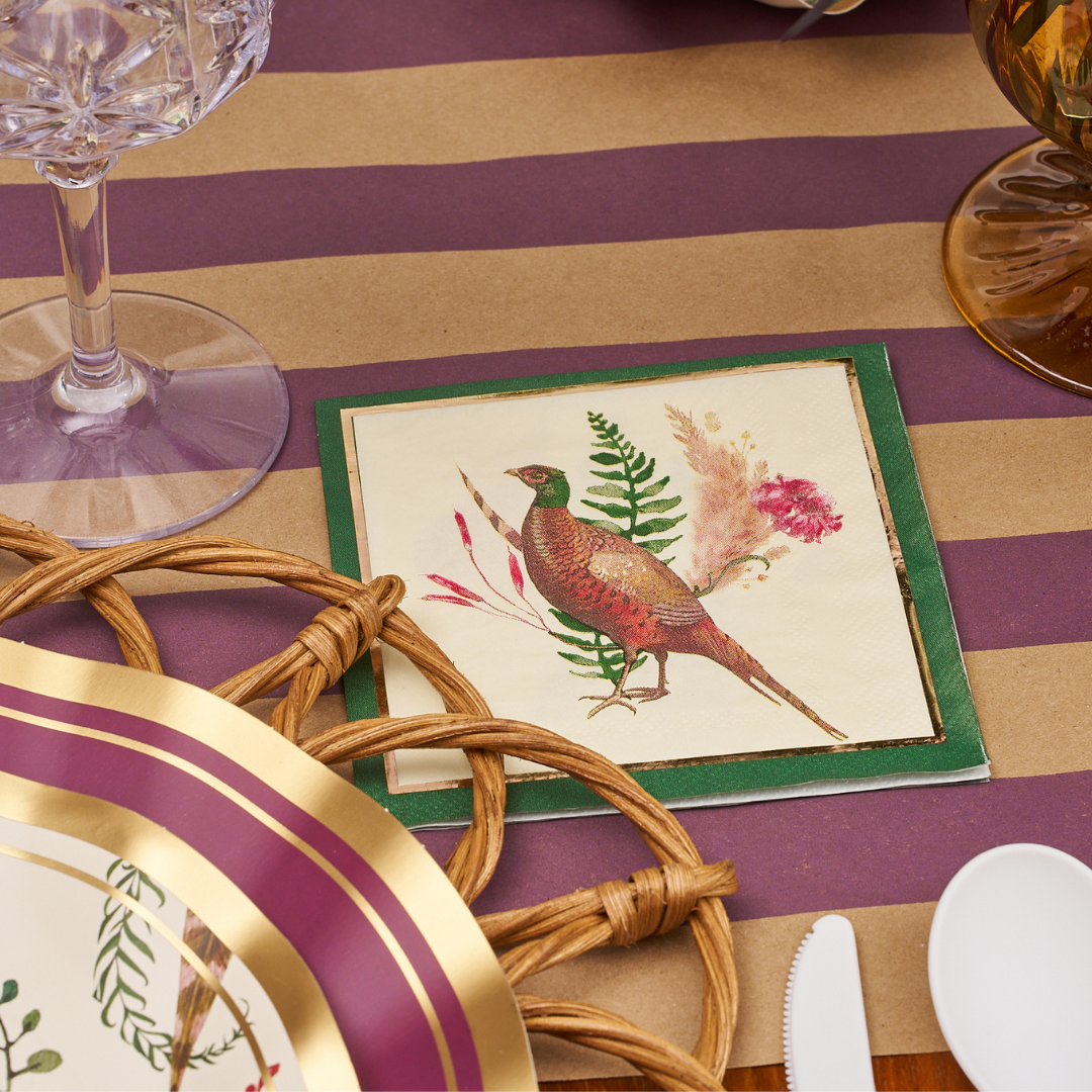 Feather Grove Table Setting