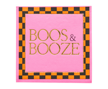 Boo Bold Cocktail Napkins A/26pk