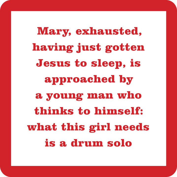 Drum solo CHRISTMAS Coaster