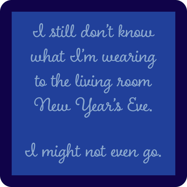 NYE Wearing Coaster