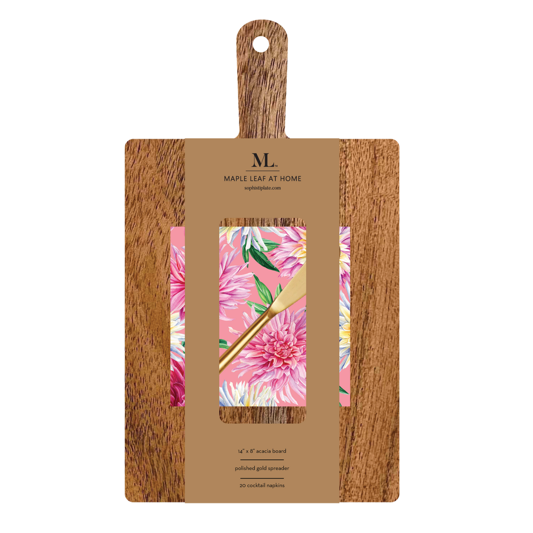 14" x 8" Board Gift Kit: Dahlia Garden