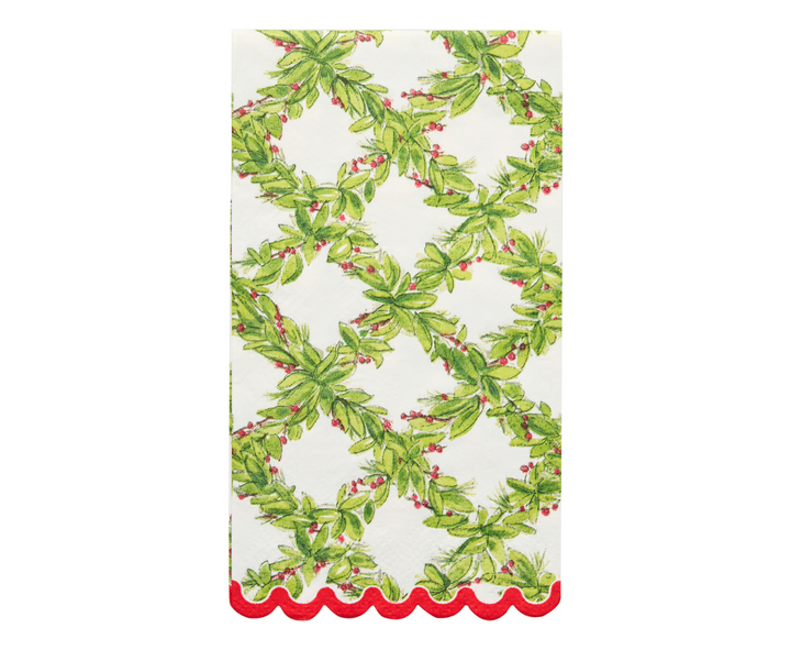 Holly Berry Guest Towels/20pk