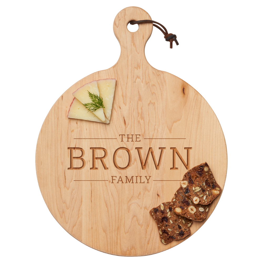 16x12" Maple Artisan Round Board