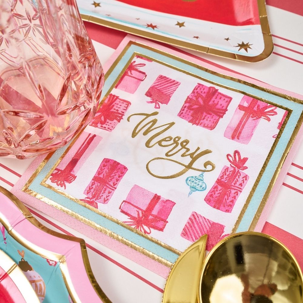 Jolly Holiday Table Setting