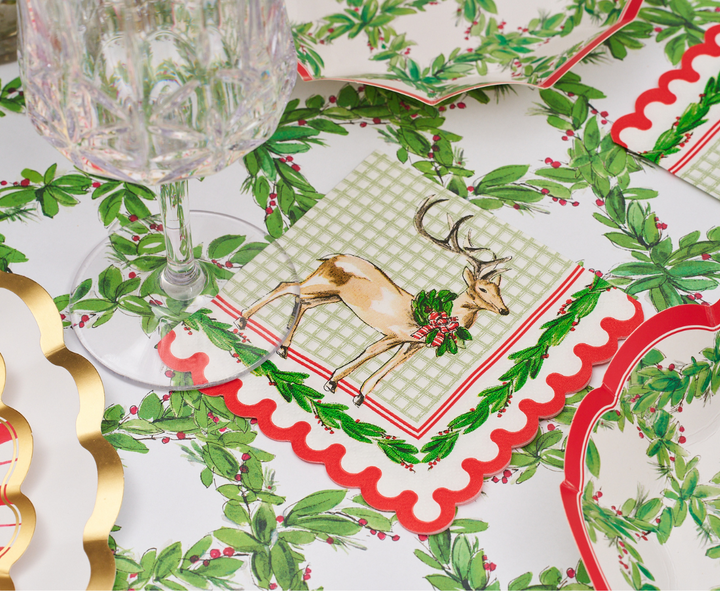 Holly Berry Cocktail Napkins/26pk
