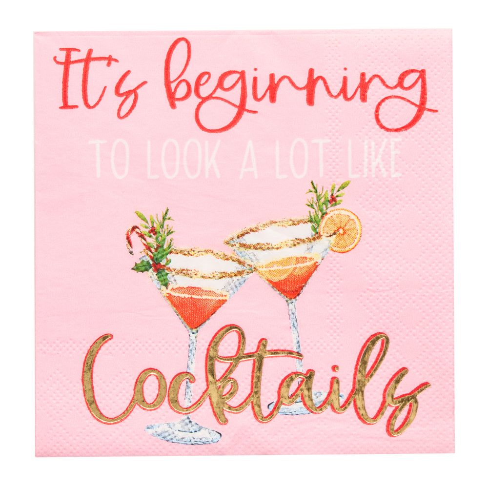'It's Beginning to Look...' Cocktail Napkins/26pk