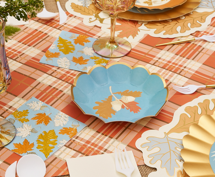 Gilded Harvest Appetizer/Dessert Bowls/8pk