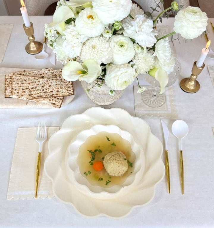 Simply Eco Extra Large Plate- Cream/8pk