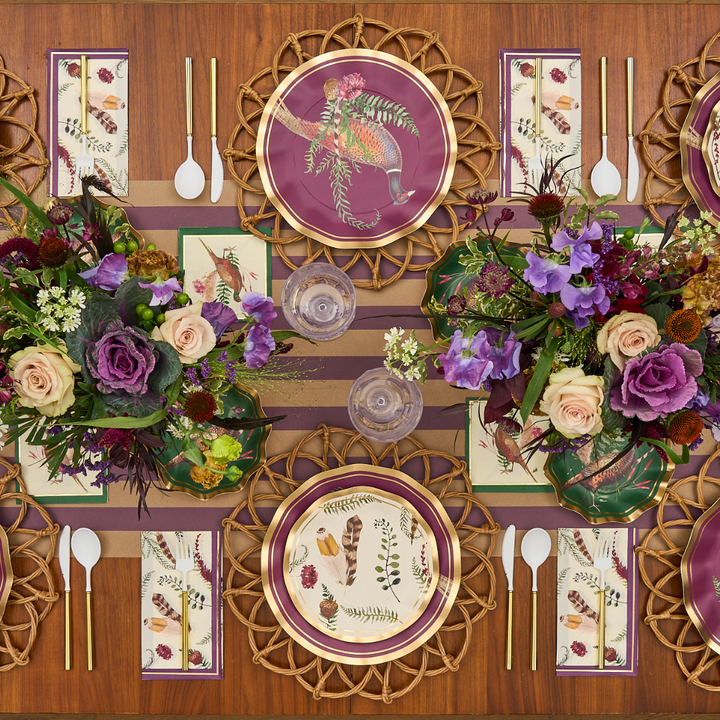 Feather Grove Table Setting