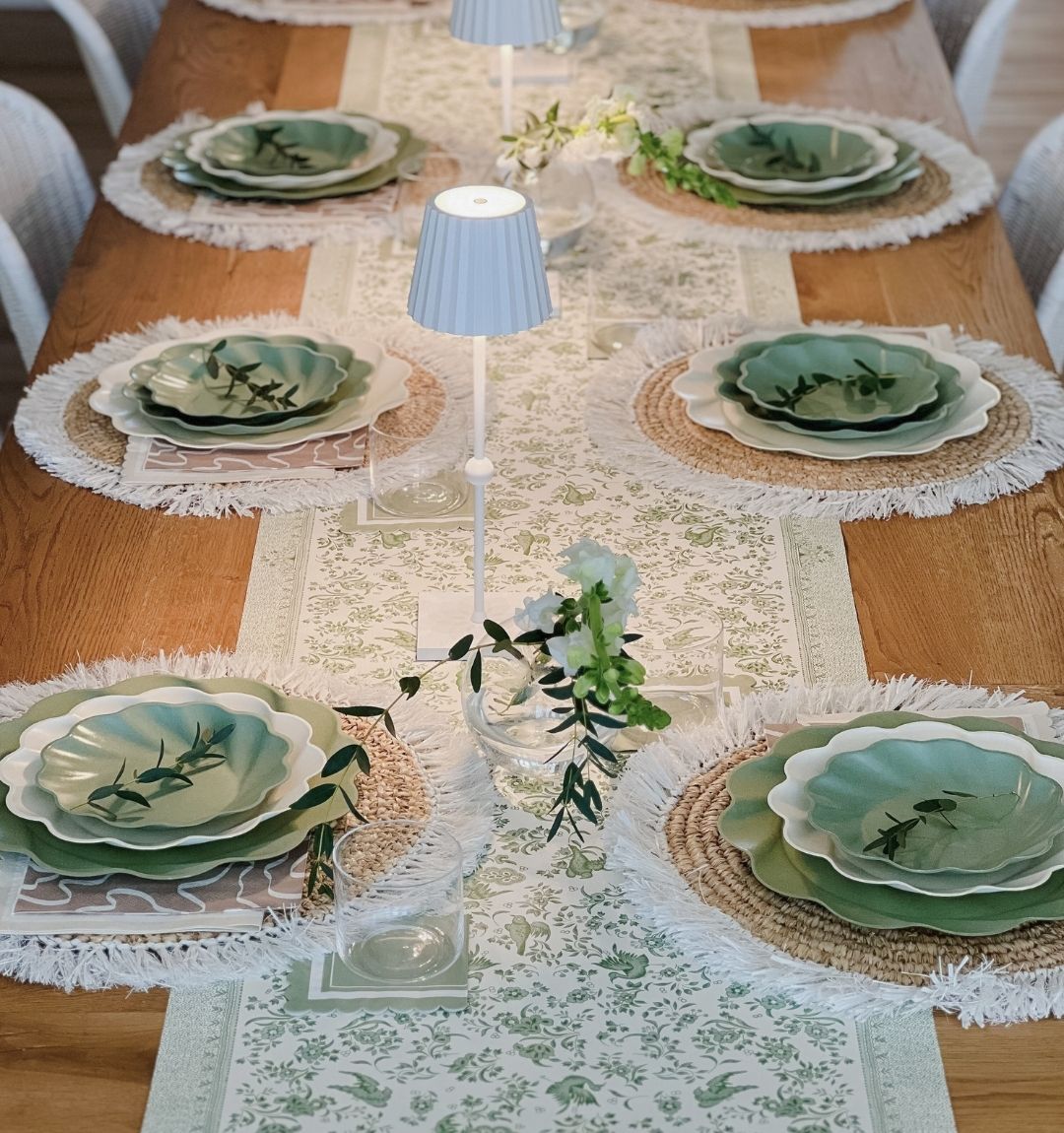 Simply Eco Salad Plate- Sage/8pk