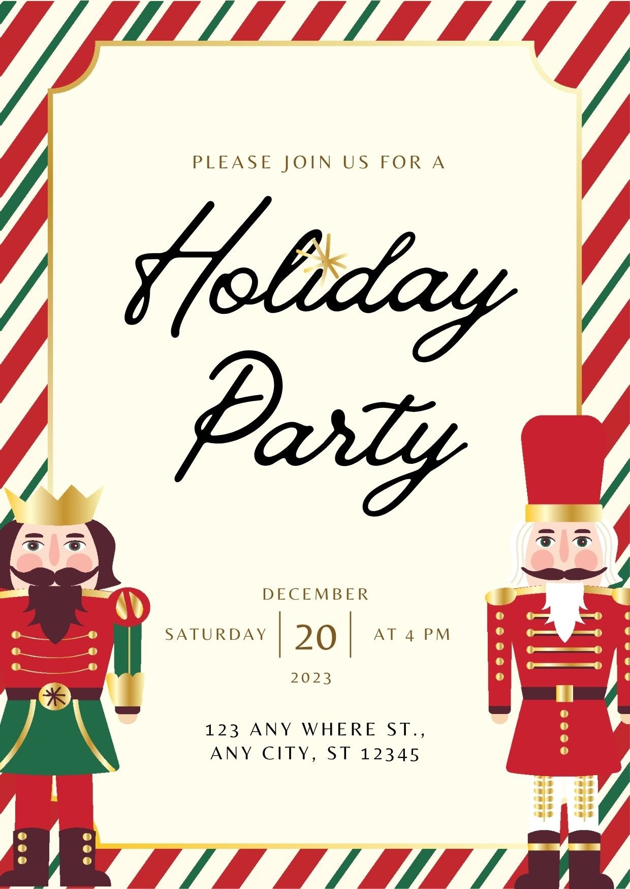 Nutcracker Invitation Digital Download – Sophistiplate LLC