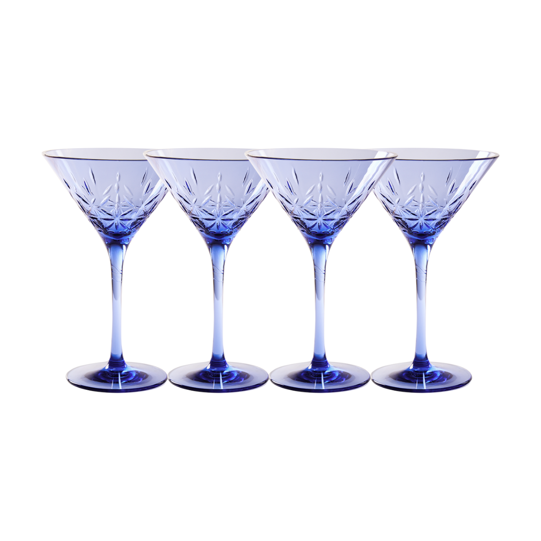 Martini Classic | Cobalt | 4 Pack | 8 Oz