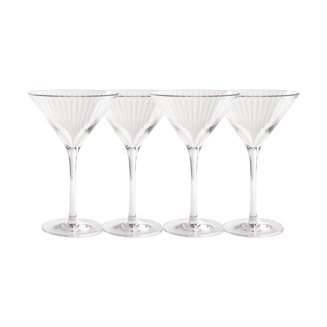 Martini Modern | Clear | 4 Pack | 8 Oz
