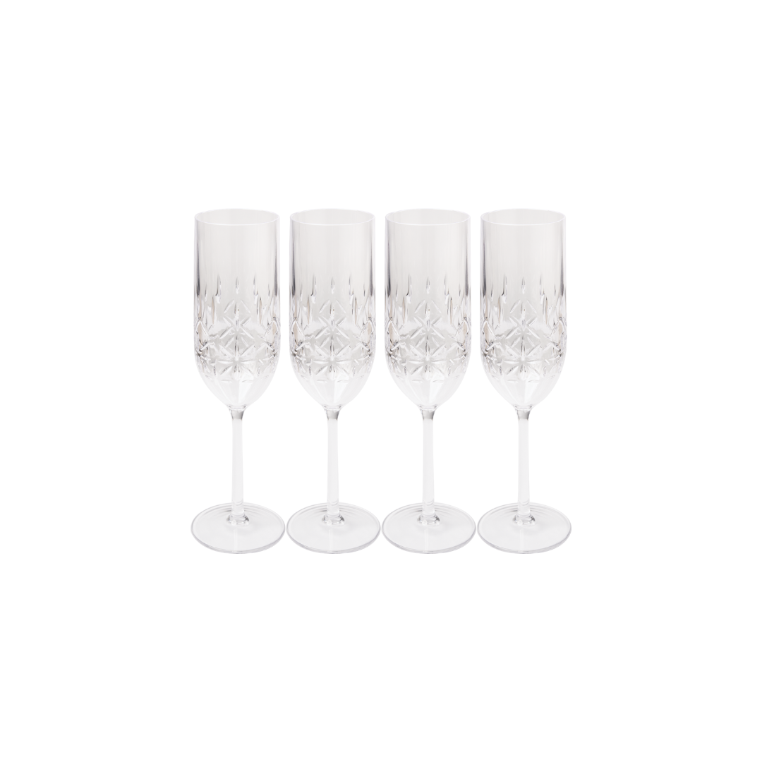 Champagne Classic | Clear | 4 Pack | 8.9 Oz