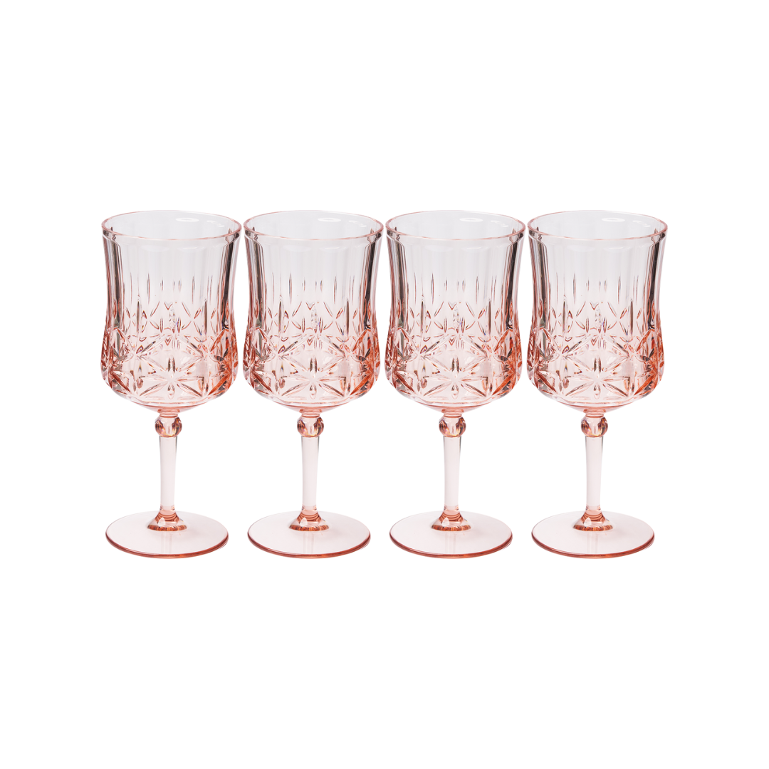 Wine Classic Stemmed | Blush | 4 Pack | 16 Oz