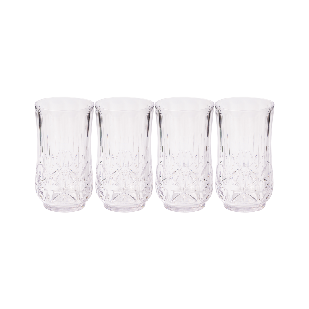 Tumbler Classic Tall | Clear | 4 Pack | 21 Oz