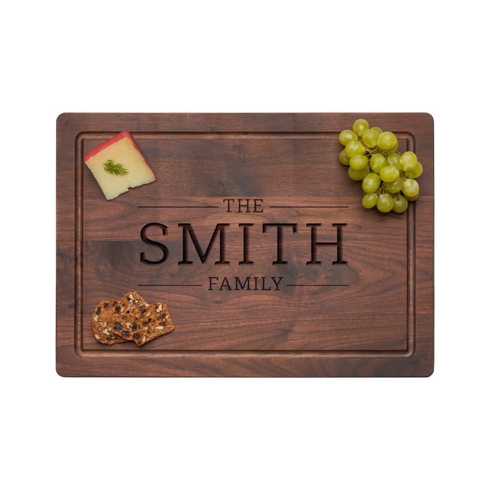 Maple Wood Walnut Cutting & Cheeseboard Rectangle | 20" x 14"