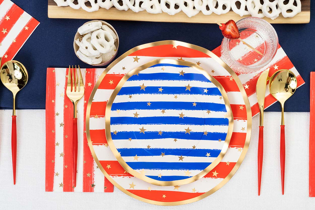 The Ultimate 4th of July Tablescape: Patriotic Confetti