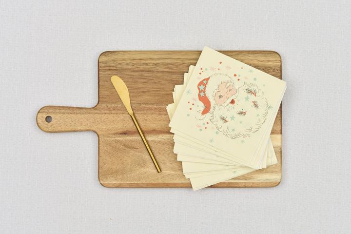 14" x 8" Board Gift Kit: Vintage Santa Napkin