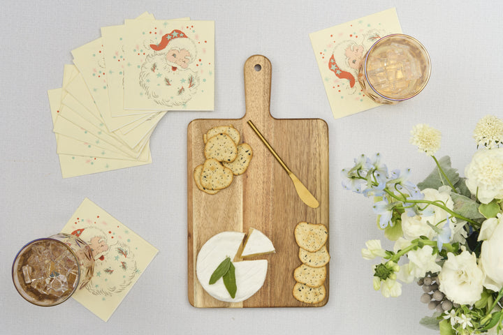 14" x 8" Board Gift Kit: Vintage Santa Napkin