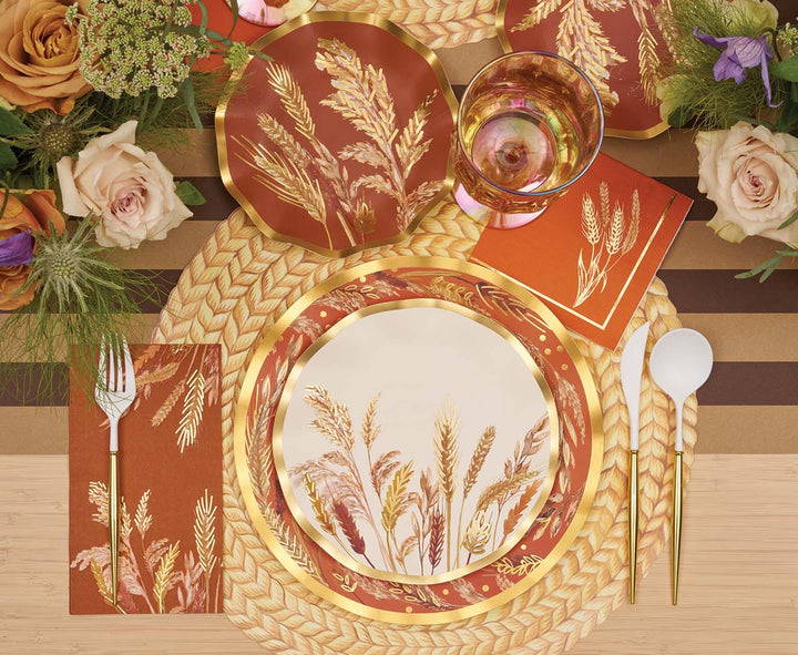 Harvest Wheat Appetizer/Dessert Bowls/8pk