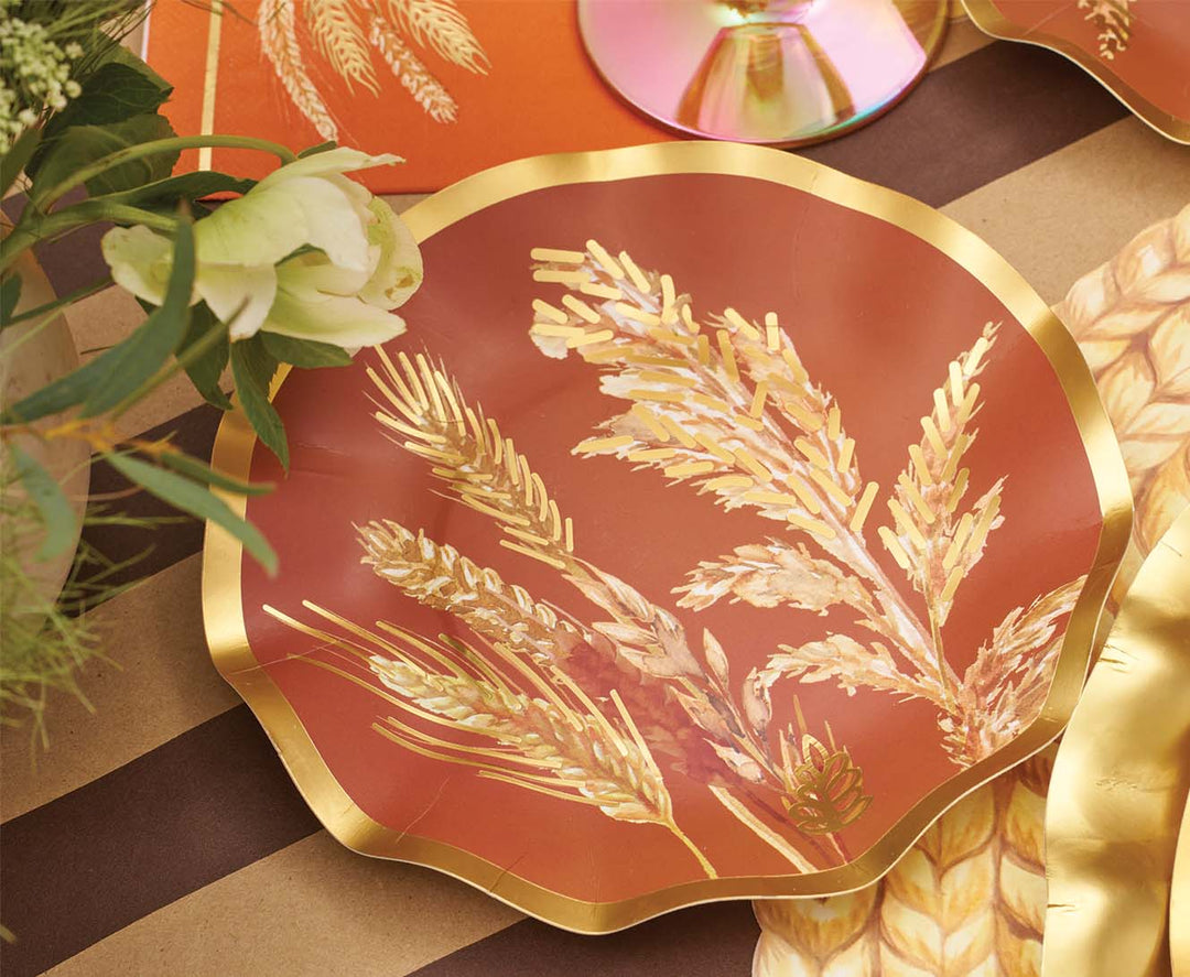 Harvest Wheat Appetizer/Dessert Bowls/8pk