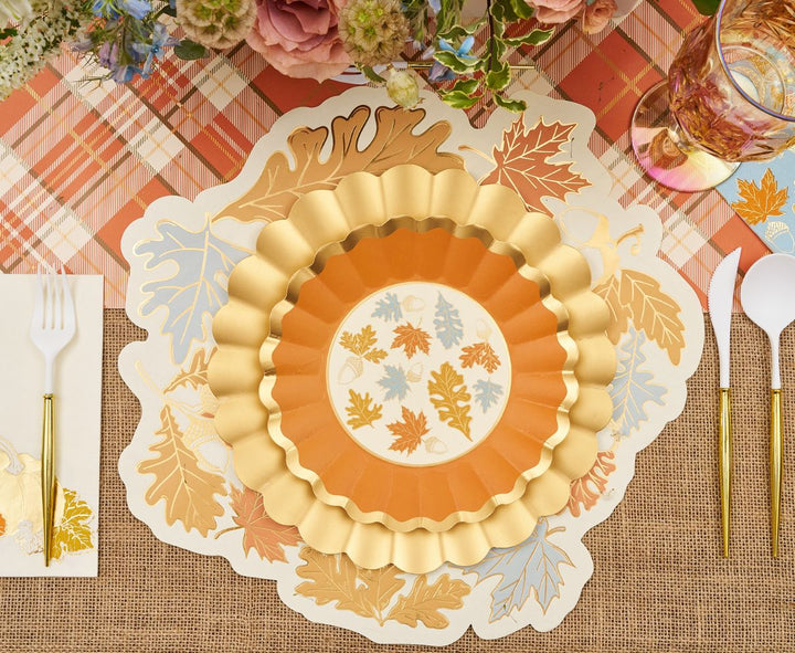 Gilded Harvest Table Setting