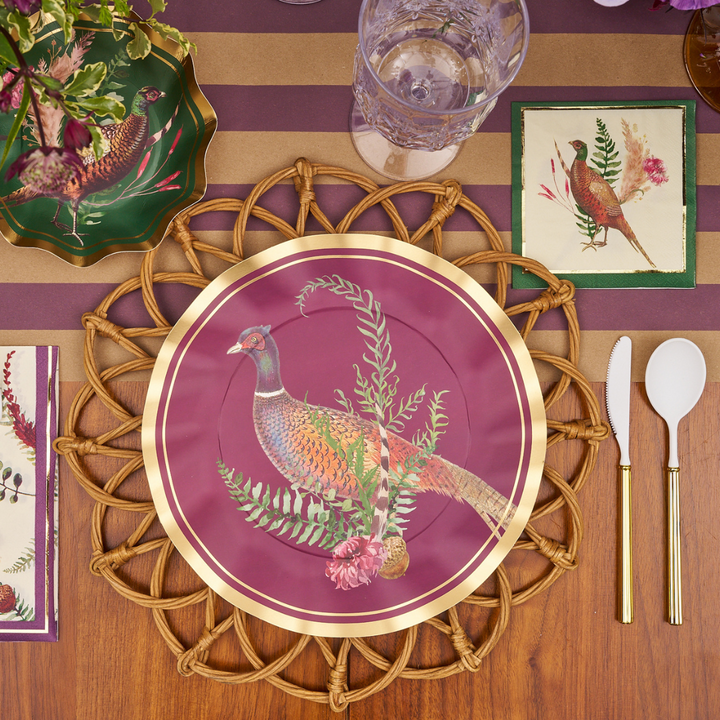 Feather Grove Table Setting