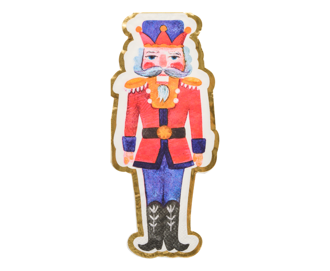 Whimsical Nutcracker Die Cut Guest Towels/20pk