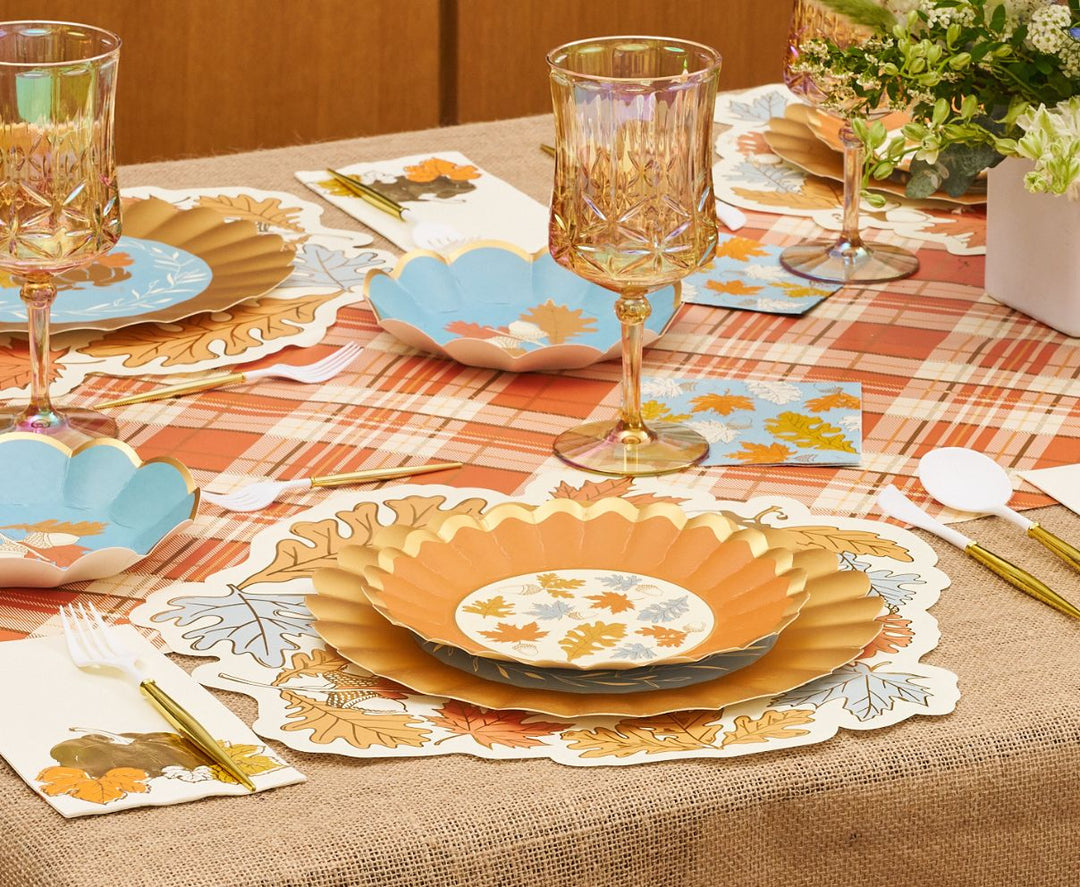 Gilded Harvest Table Setting