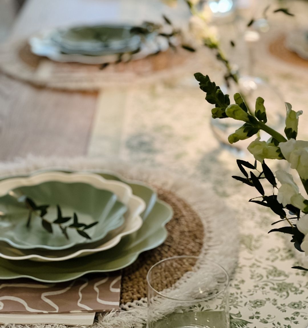 Simply Eco Salad Plate- Sage/8pk