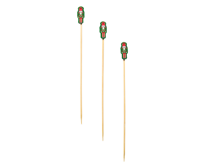 Nutcracker Christmas Large Cocktail Picks/30pk