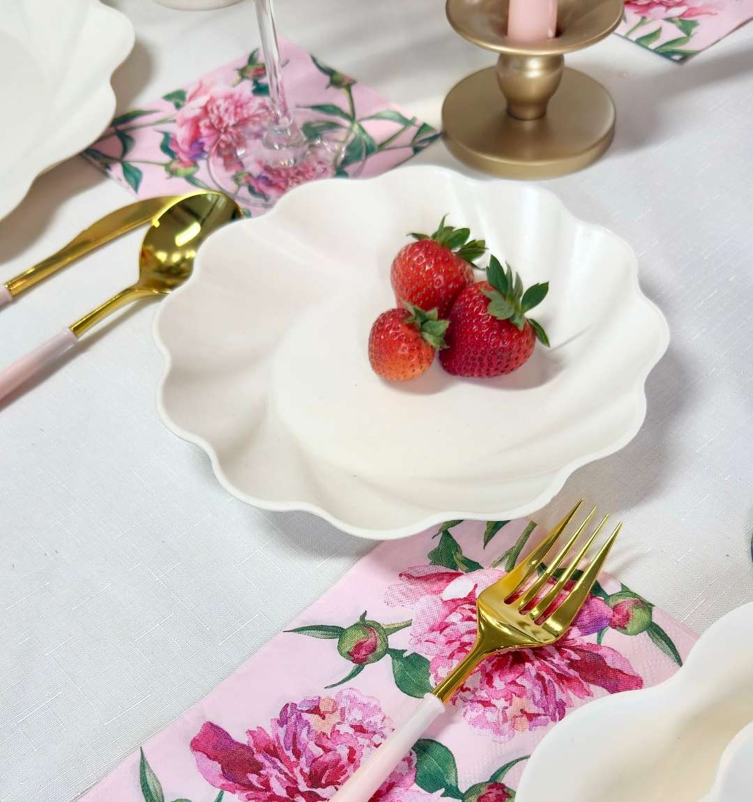 Simply Eco Salad Plate- Cream/8pkg