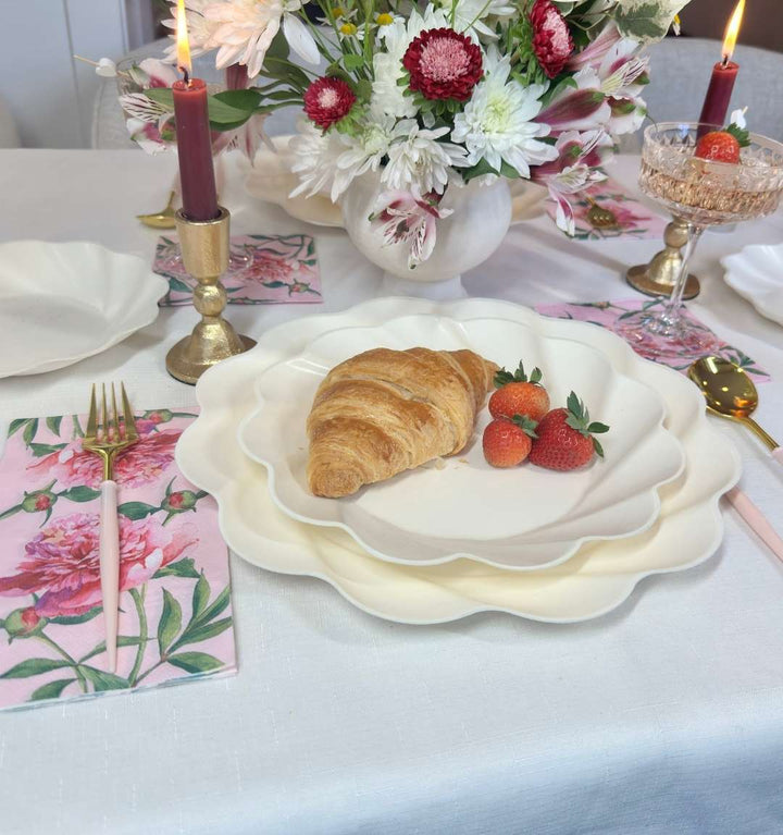 Simply Eco Extra Large Plate- Cream/8pk