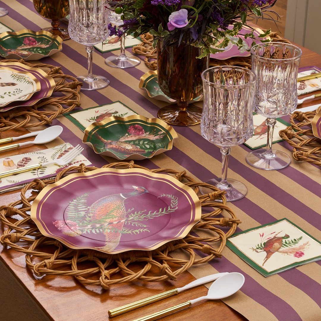Feather Grove Table Setting