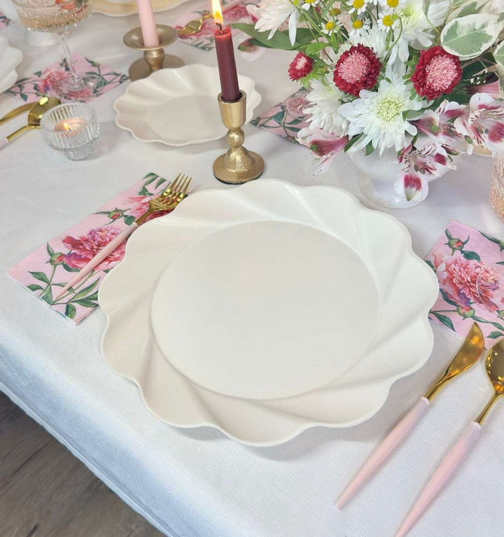 Simply Eco Extra Large Plate- Cream/8pk
