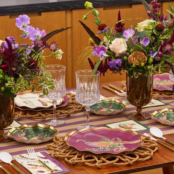 Feather Grove Table Setting