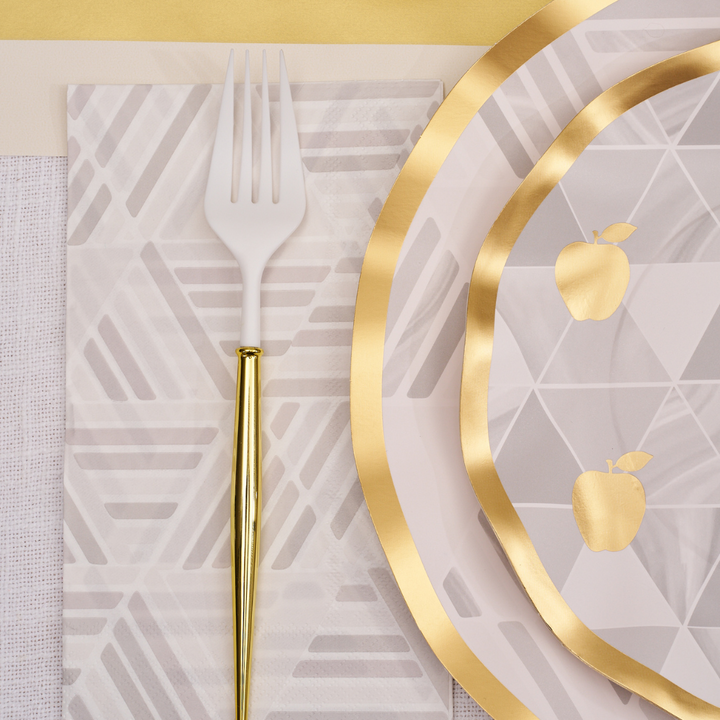Golden Apple Table Setting