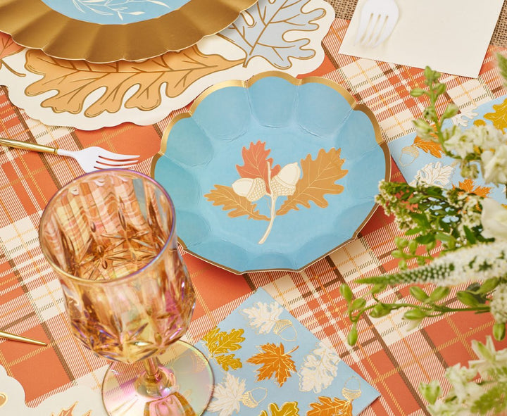 Gilded Harvest Table Setting