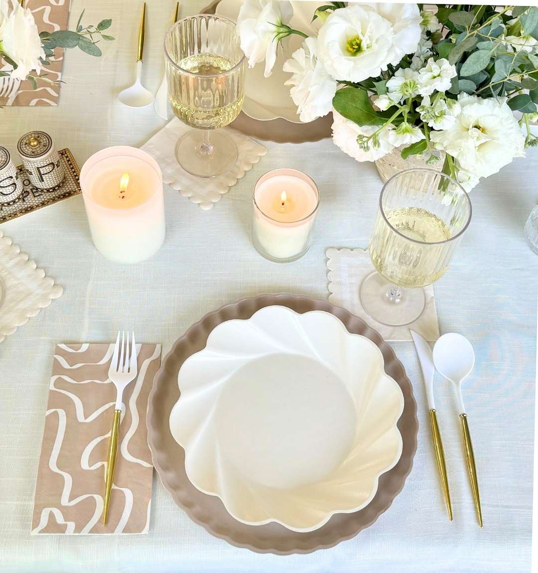 Simply Eco Dinner Plate- Cream/8pkg