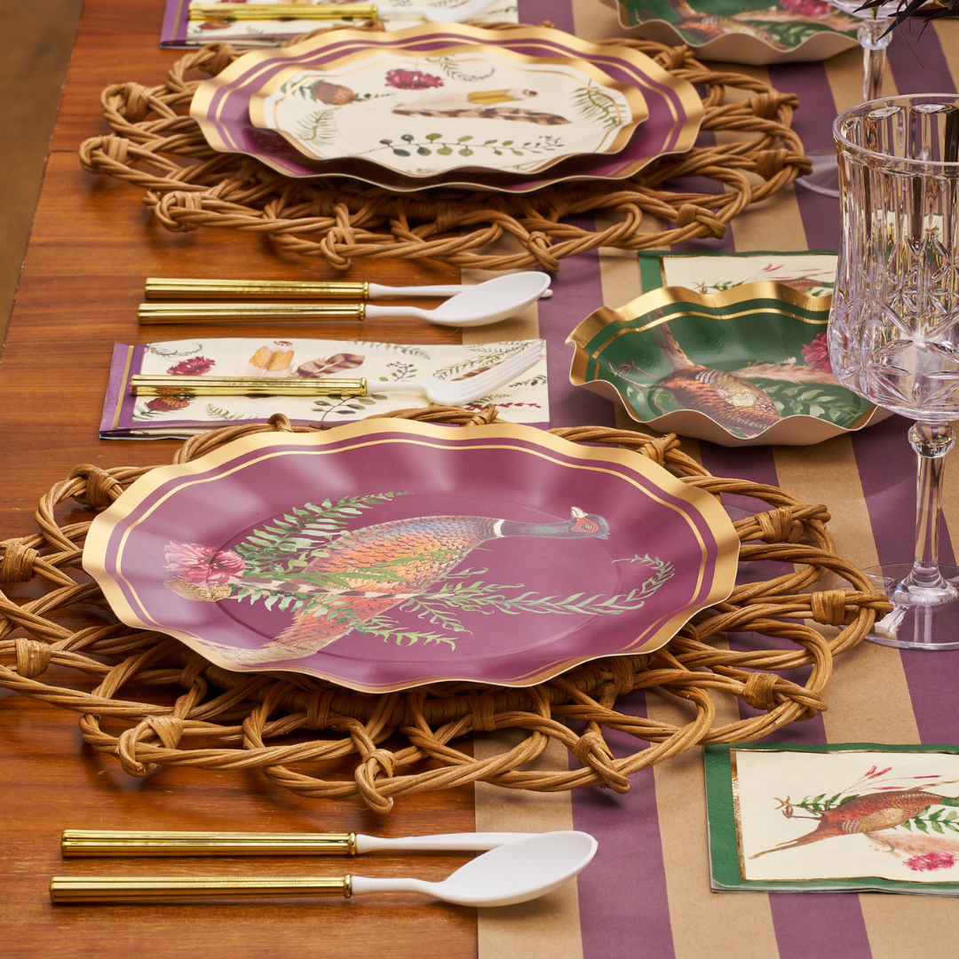 Feather Grove Table Setting