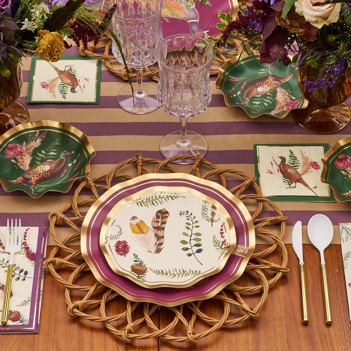 Feather Grove Table Setting
