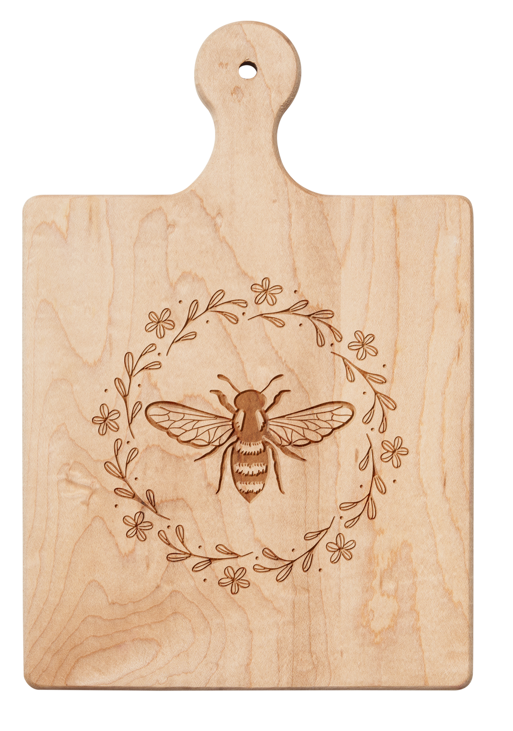 Artisan Maple Paddle Board | Honeybee | 9" x 6"