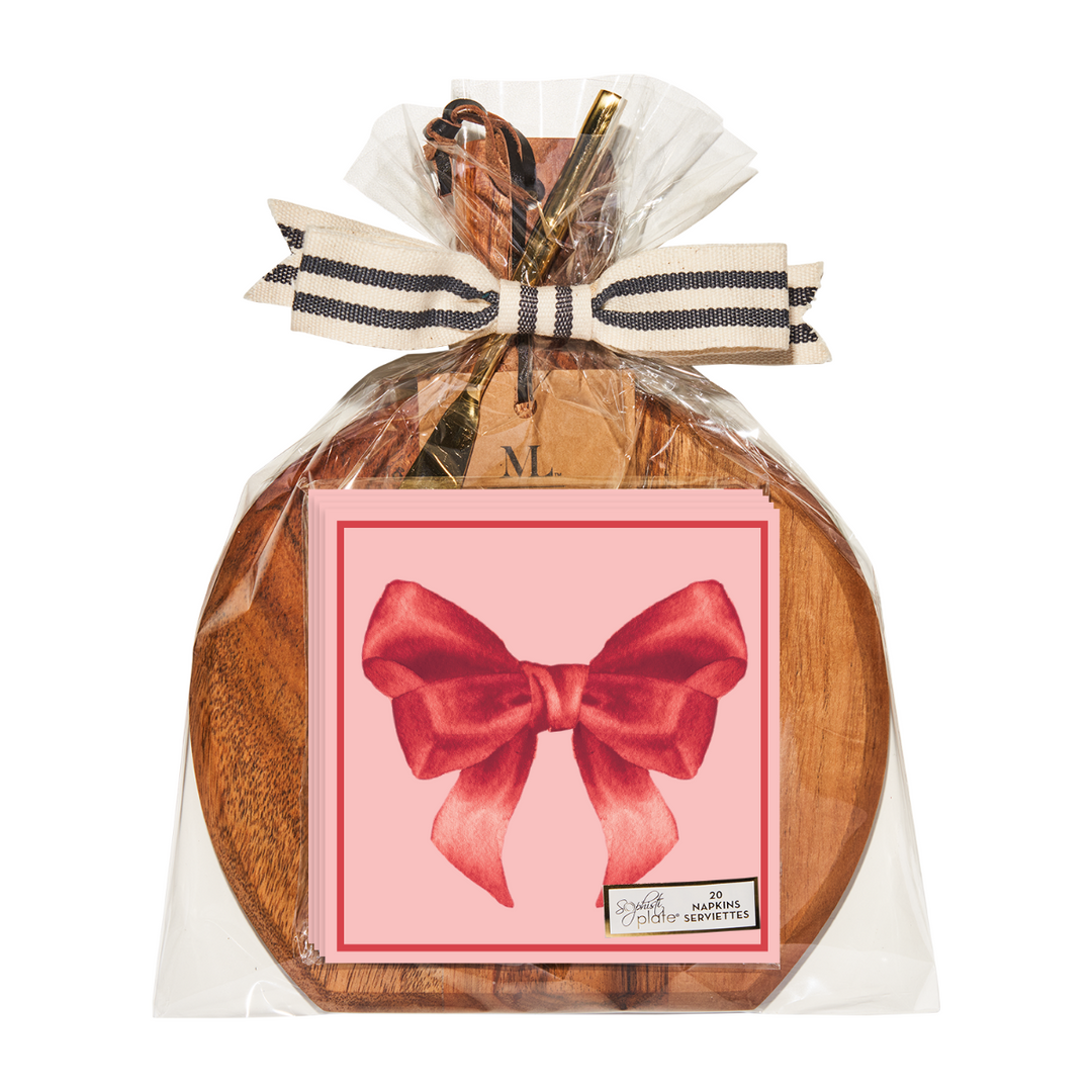 9.75" x 8" Board Gift Kit: Pink Bows