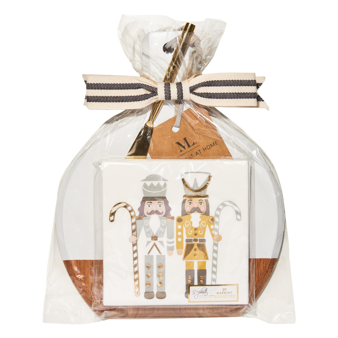 9.75" x 8" Board Gift Kit: Gilded Nutcracker