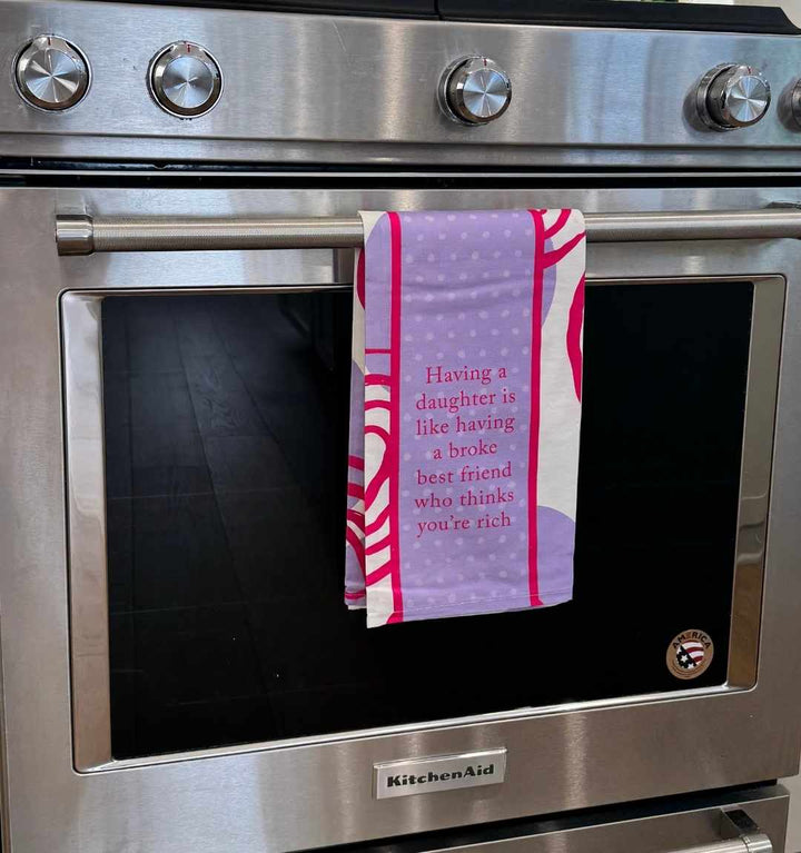 Broke best friend Dish Towel
