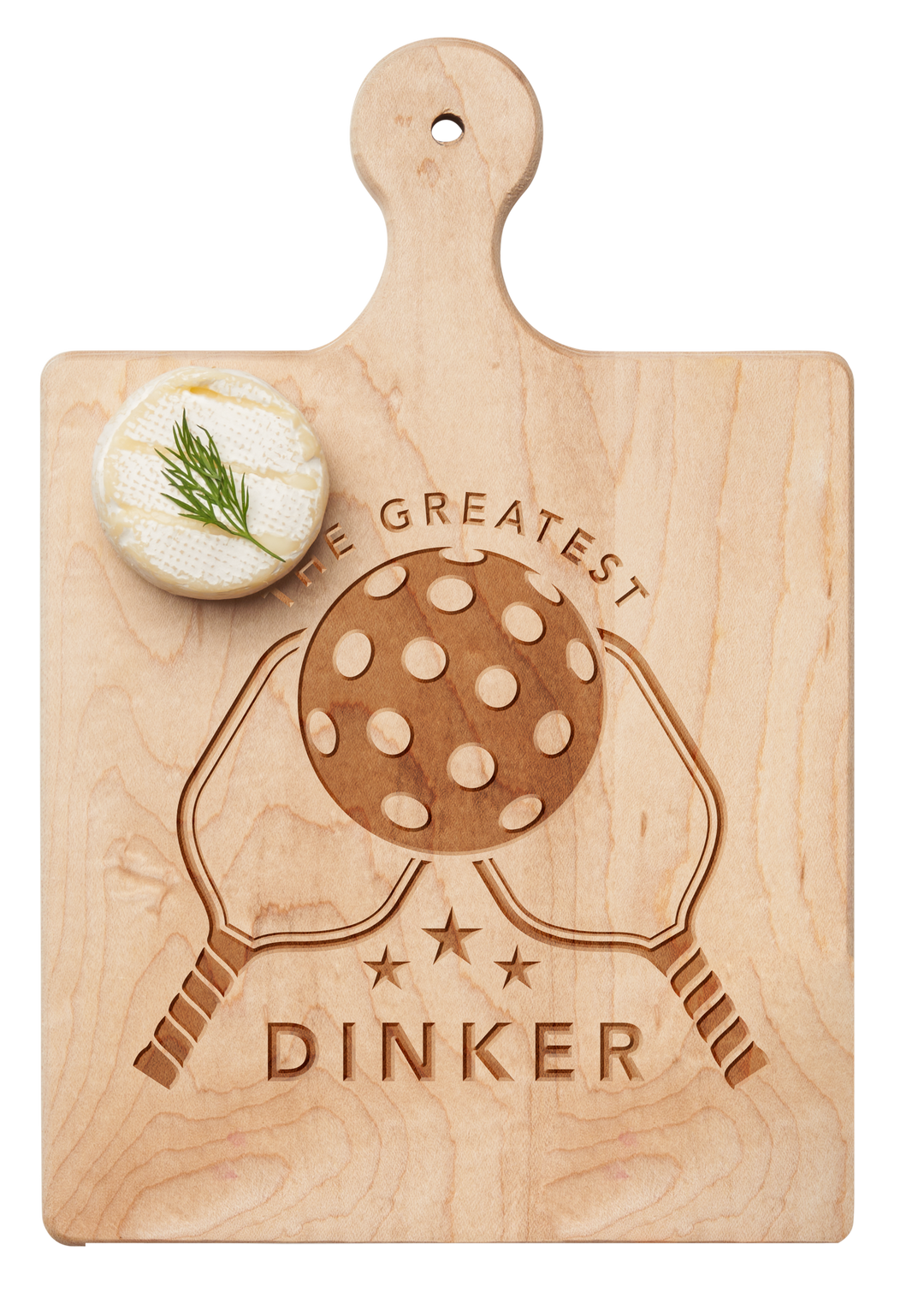 Artisan Maple Paddle Board | The Greatest Dinker | 9" x 6"