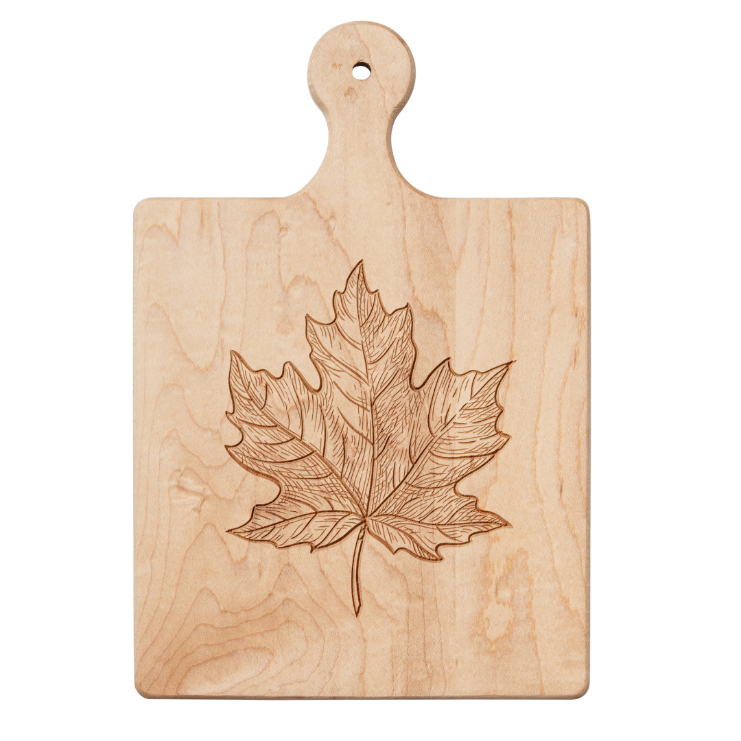 Artisan Maple Paddle Board | Maple Leaf | 9 x 6"